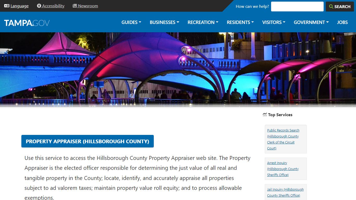 Property Appraiser (Hillsborough County) | City of Tampa